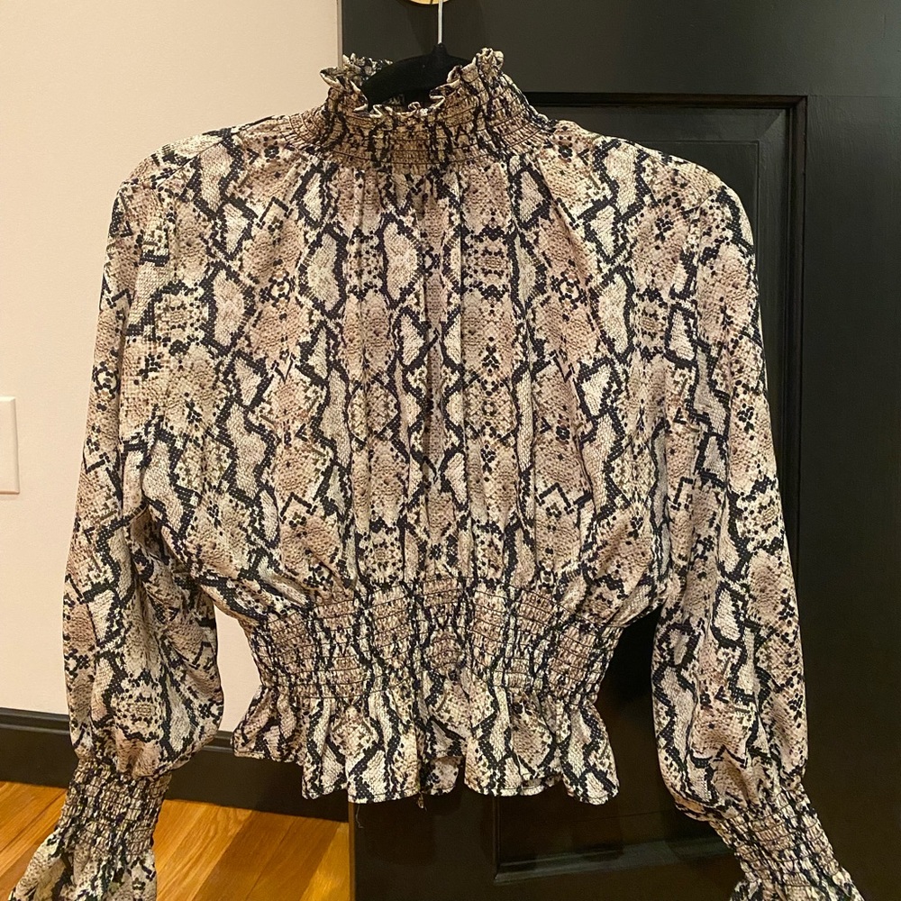 Smocked style blouse (S)